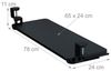 Relaxdays Ausziehbare Tastaturablage zum Klemmen Bild 5
