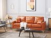 3-Sitzer Sofa Kunstleder goldbraun GAVLE Bild 3