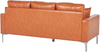 3-Sitzer Sofa Kunstleder goldbraun GAVLE Bild 5