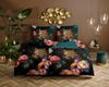 Descanso Wendebettwäsche Mizz, Satin, 2 teilig, Baumwolle, Mako Satin, 135x200, Biese, Reißverschluss, Wende, Leopard Bild 5