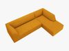 Micadoni 4-Sitzer Modular Sofa Ruby Rechts Kord Scala Gelb Bild 4