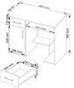 Raumhirsch Furniture Schreibtisch 90 cm Breite - Computertisch - Optimale Arbeitsfläche - Büro (Für Kinderzimmer - Büro - Heimbüro), (viele Farbvarianten - Maße: 90 x 74 x 50 cm) - Hochwertig & stabil Bild 4
