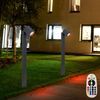 2er Set RGB LED Stehleuchte, Alu, Glas, beweglich, H 80 cm Bild 2