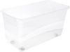 keeeper Organizer konrad, Aufbewahrungsbox, 83 L, mit Rollen, Deckel, Schiebeverschluss Bild 4
