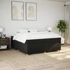 vidaXL Boxspringbett mit Matratze Schwarz 200x200 cm Stoff 3285403 Bild 3
