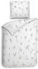 Heckett & Lane Renforce Bettwäsche 155x220 Fresia White Gräser Zweige Wende Bild 2