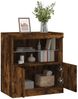vidaXL Sideboard mit LED-Leuchten Räuchereiche 60x37x67 cm 836655 Bild 5