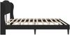 vidaXL Bettrahmen mit Kopfteil Schwarz 180 x 200 cm Samt 42027939 Bild 5