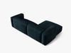 Micadoni Ecksofa Martina 2-Sitzer Links Samt Tiefes Petrol Bild 4