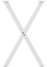 vidaXL Esstischbeine X-Form 2 Stk. Weiß 50x(72-73) cm Stahl 4012909 Bild 5