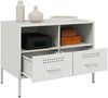 vidaXL TV-Schrank Weiß 68x39x50,5 cm Stahl 843052 Bild 5
