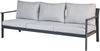 3 Sitzer Sofa Metall Hellgrau KIATO Bild 4