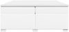 vidaXL Boxspringbett mit Matratze Weiß 200x200 cm Kunstleder 3285226 Bild 4