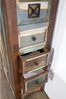 Kommode Altholz 70x40x120 mehrfarbig lackiert NATURE OF SPIRIT #58 Bild 5