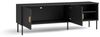 Home affaire Lowboard BELLOT TV-Schrank mit 2 Türen, Maße B/T/H: 160/40/53,6 cm (1 St), schwarze Farbe, mit holzähnlicher Struktur Bild 4