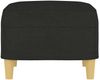 vidaXL Fußhocker Schwarz 60 x 50 x 41 cm Stoff [349267] Bild 4