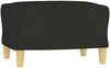 vidaXL Fußhocker Schwarz 60 x 50 x 41 cm Stoff [349267] Bild 2