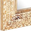 vidaXL Spiegel Handgeschnitzt 110x50x2,6 cm Massivholz Mango 321646 Bild 4