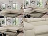 Mks Möbel 'Pedro L-Form' Ecksofa mit Schlaffunktion, verstellbaren Kopfstützen & Bettkasten, Beige, Boucle, links Bild 2