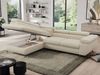 Mks Möbel 'Pedro L-Form' Ecksofa mit Schlaffunktion, verstellbaren Kopfstützen & Bettkasten, Beige, Boucle, links Bild 4