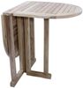 Balkontisch Solo aus Teak, B-Grade, unbehandelt Bild 2