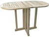 Balkontisch Solo aus Teak, B-Grade, unbehandelt Bild 4