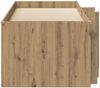 vidaXL Loft Bettgestell mit Schrank 3 Stk. Artisan-Eiche Holzwerkstoff 3423365 Bild 4