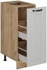 Apothekerschrank R-Line Weiß Landhaus 30 cm , AP Anthrazit Vicco Bild 5