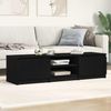 vidaXL TV-Schrank Schwarz Eichen-Optik 140x40x36 cm Holzwerkstoff 862440 Bild 3