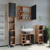 Vicco 'Fynn' Waschtischunterschrank, Holz, 60 x 54 x 32 cm, Anthrazit Bild 4