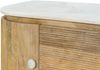 TV-Board Mango 180x40x50 natur lackiert / Marmor weiß FLORENZ #100 Bild 5