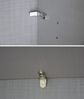 Schwebetürenschrank Kleiderschrank Passepartout 262 cm Schubl. Sandgrau Spiegel Bild 5