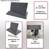 6er-Set Akustikwandpaneel HWC-L52, Wandpaneele Akustikplatten, schalldämmend 1qm Fläche 60x30cm ~ hellgrau Bild 2