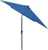 vidaXL Sonnenschirm mit LEDs und Stahl-Mast Azurblau 2x3 m 313793 Bild 5