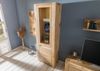 Vitrine Wildeiche 73x40x205 beige geölt KENT #201 Bild 2