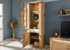 Vitrine Wildeiche 73x40x205 beige geölt KENT #201 Bild 4