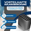 KESSER® Pool Solarfolie 400 µm | Solarplane Poolabdeckung | Solarabdeckplane flexibel zuschneidbar | Poolplane für Wassererwärmung | Solarabdeckung mit Schere, Lochzange & 12 Ösen Schwarz, Ø 366 cm Bild 4