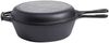 Gusseisenkuss® 2-in-1 Gusstopf mit Pfanne/Deckel Ø 25,5/24,5 cm 3,5/1,5 Liter Bild 3