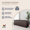 CASARIA® Faltbarer Sitztruhe mit Stauraum Kunstleder Braun XL Bild 3