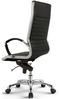 VERSEE Design Bürostuhl Chefsessel Montreal - Echt-Leder - schwarz - Drehstuhl, Bürodrehstuhl, Schreibtischstuhl, Chefstuhl, Designklassiker, hochwertige Verarbeitung, Stuhl, 150 kg Belastbarkeit Bild 3