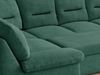 Ecksofa, Sofa big XXL, Wellenfedern, Wohnlandschaft XXL, mit Schlaffunktion - COMODO U - Grün Stoff Bild 4