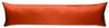 Mako Satin Seitenschläferkissen Bezug uni / einfarbig orange 40x200 cm Bild 4