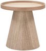 Beistelltisch Maud aus Holz, skandinavisches Design, rund, natur, Ø 39 cm Bild 4