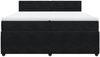 vidaXL Boxspringbett mit Matratze Schwarz 200x200 cm Samt 3287832 Bild 4