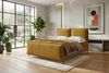 Boxspringbett Elysio Plus - Cordstoff - gold - 180x200 cm Bild 2