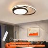 ZMH Deckenlampe LED Deckenleuchte Wohnzimmer - Schwarz Dimmbar Wohnzimmerlampe Modern Rund küchenlampe 56W Deckenbeleuchtung mit Sternnenhimmel Design für Schlafzimmer Arbeitszimmer Hotel Büro Küche Bild 5