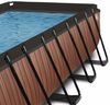 EXIT Wood Pool mit Filterpumpe - braun 400 x 200 x 122 cm Bild 4