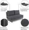 Raburg Schlafsofa 2-Sitzer, klappbare Gästebett-Funktion, Mikrofaser, Zara, bequeme Liegefläche: 150 cm breit x 192 cm tief Bild 3