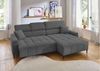 Wohnlandschaft Sally / Simple, Polyester, Stoff, Grau Bild 4