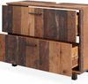 Badmöbel-Set Ilias Eiche rustikal 3 Teile, mit Unterschrank 80 cm Vicco Bild 5